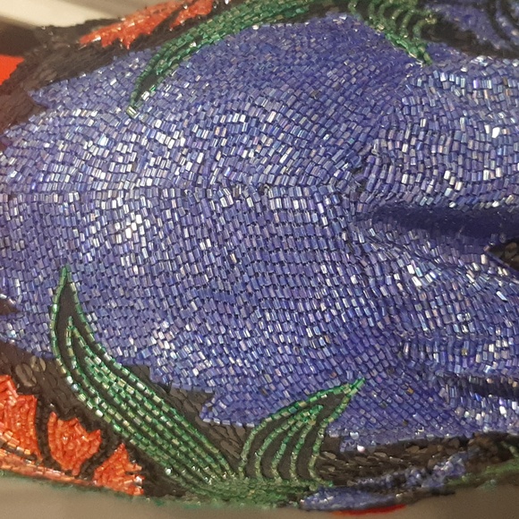 Vintage silk jacket - Picture 4 of 8